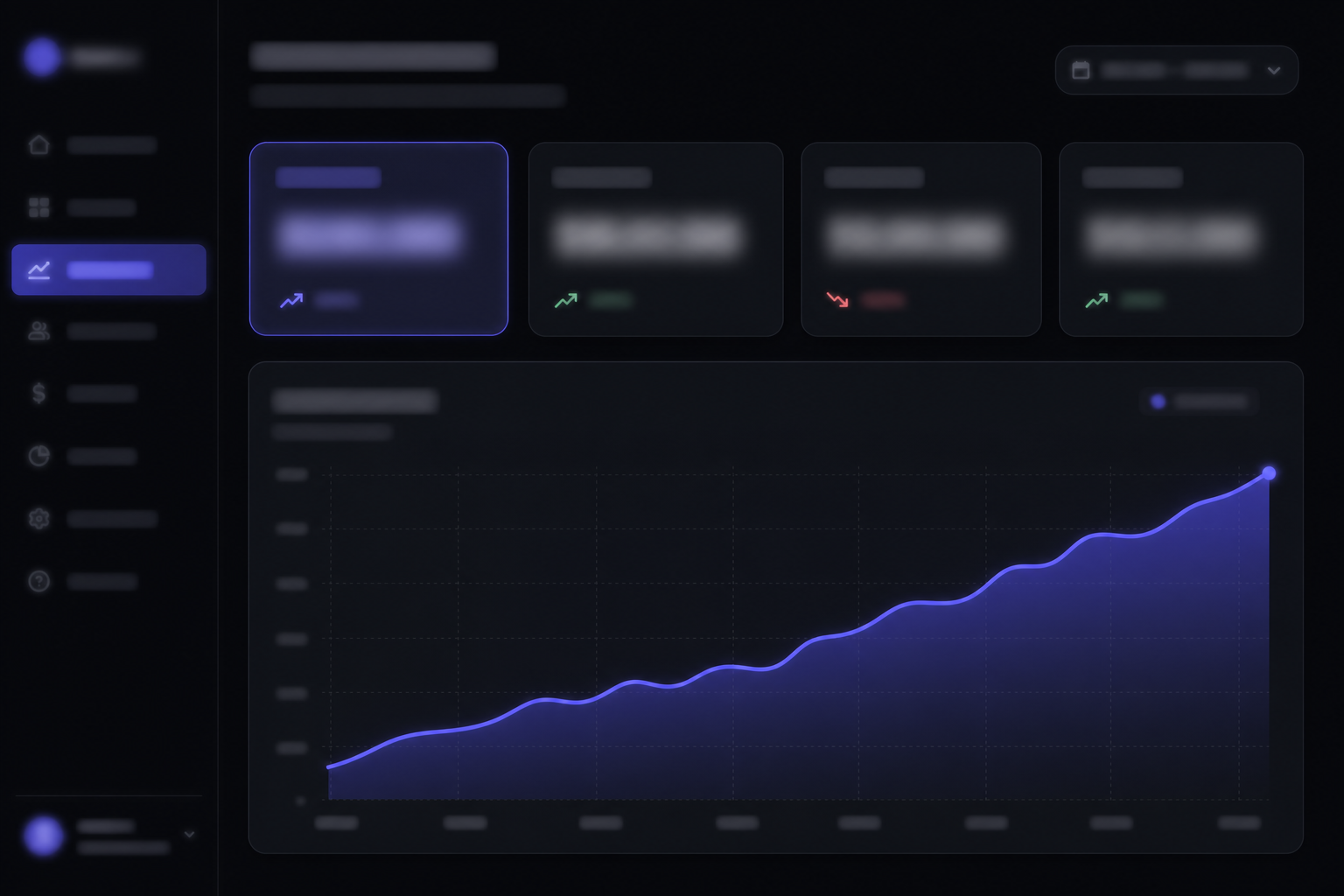 Nomoaxis revenue dashboard with monthly chart and recent payments